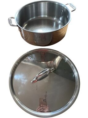 Vintage All-Glad traditional Tri-ply Stainless Steel Stockpot with Lid